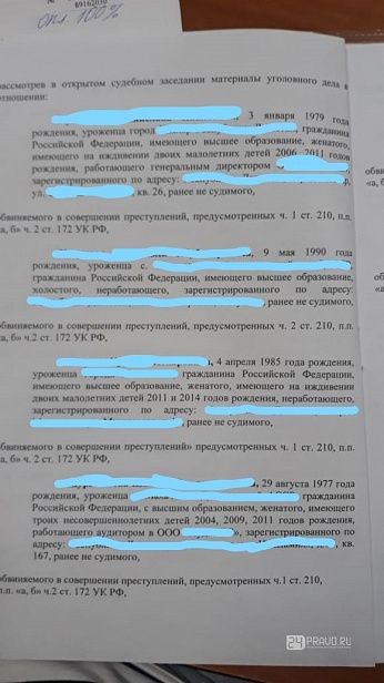 Прекращение уголовного преследования по ч.1, ч.2 ст. 210 УК РФ